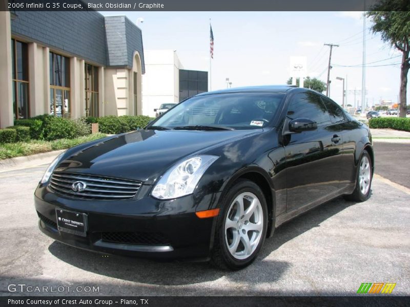 Black Obsidian / Graphite 2006 Infiniti G 35 Coupe