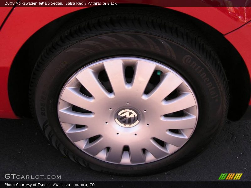 Salsa Red / Anthracite Black 2008 Volkswagen Jetta S Sedan