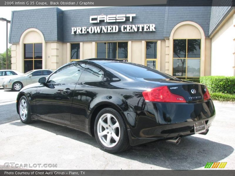 Black Obsidian / Graphite 2006 Infiniti G 35 Coupe