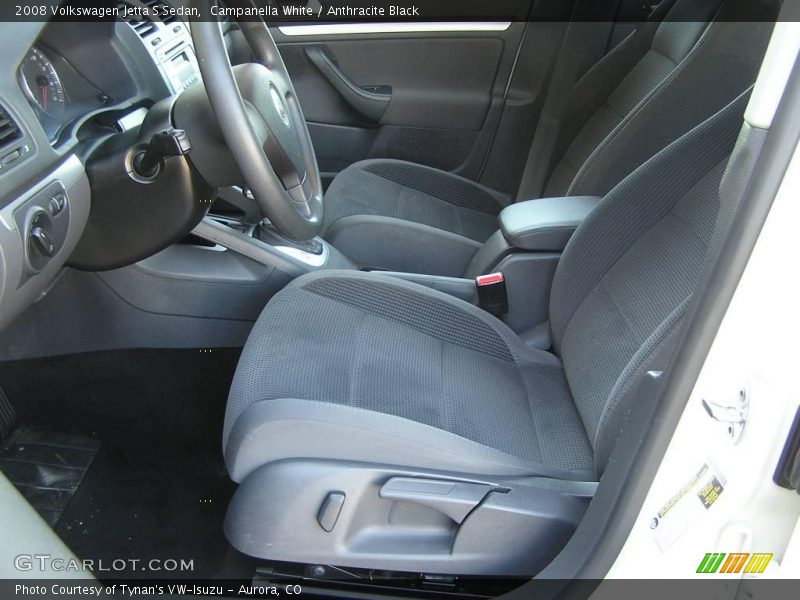 Campanella White / Anthracite Black 2008 Volkswagen Jetta S Sedan