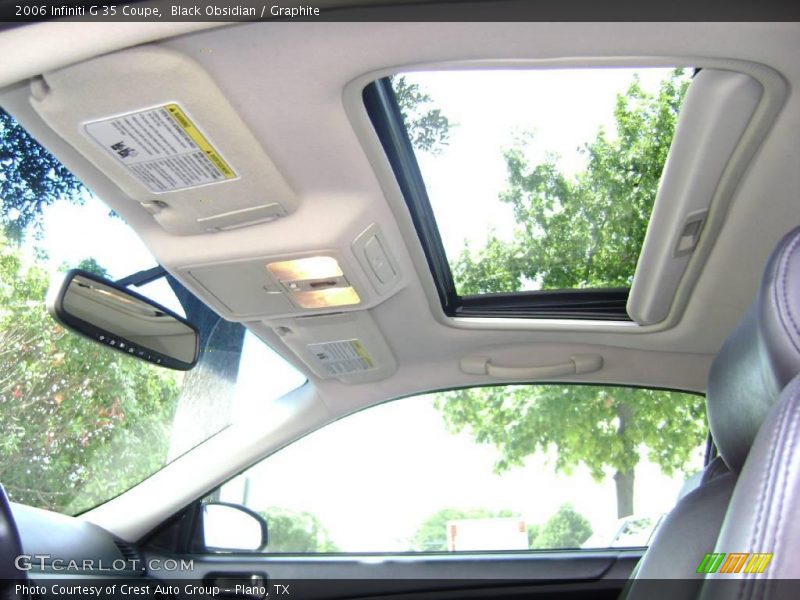 Black Obsidian / Graphite 2006 Infiniti G 35 Coupe