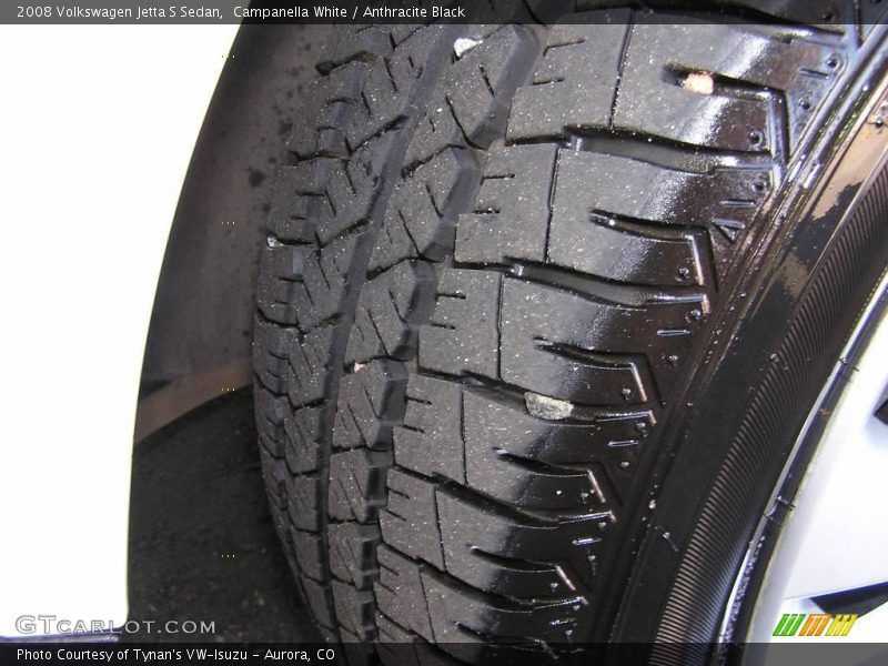 Campanella White / Anthracite Black 2008 Volkswagen Jetta S Sedan