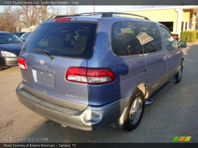 Sailfin Blue Metallic / Gray 2002 Toyota Sienna XLE
