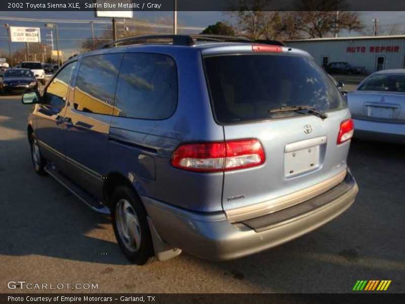 Sailfin Blue Metallic / Gray 2002 Toyota Sienna XLE