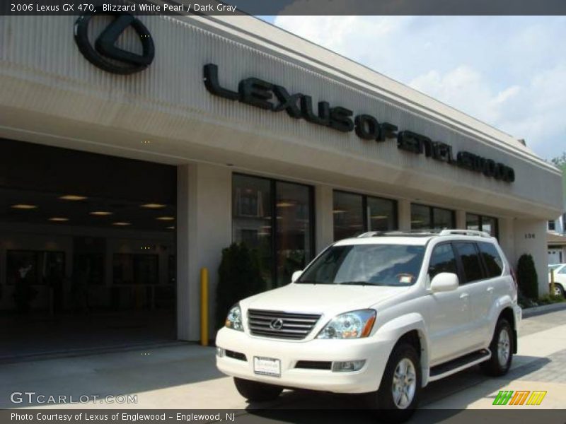 Blizzard White Pearl / Dark Gray 2006 Lexus GX 470