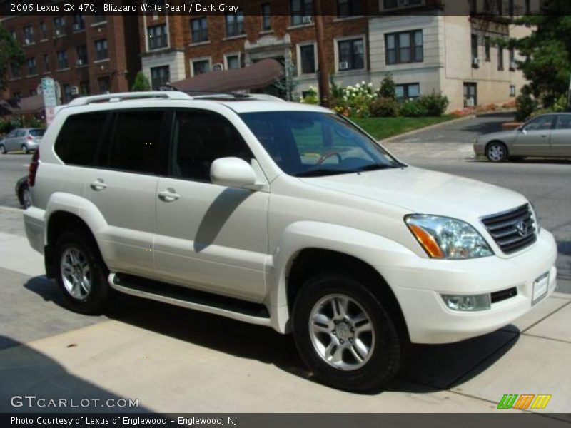 Blizzard White Pearl / Dark Gray 2006 Lexus GX 470