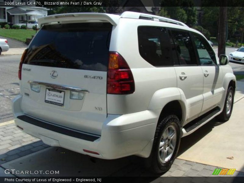 Blizzard White Pearl / Dark Gray 2006 Lexus GX 470