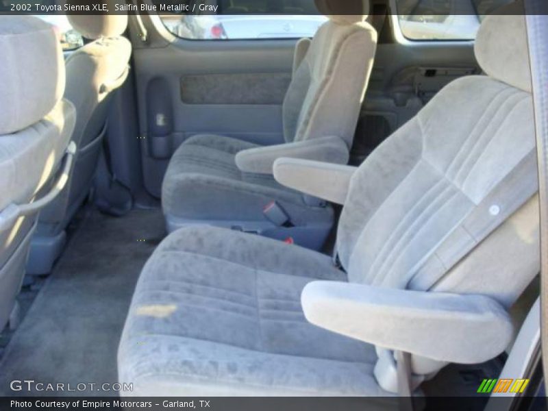 Sailfin Blue Metallic / Gray 2002 Toyota Sienna XLE