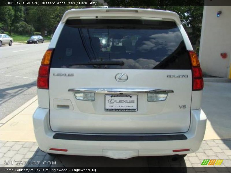 Blizzard White Pearl / Dark Gray 2006 Lexus GX 470
