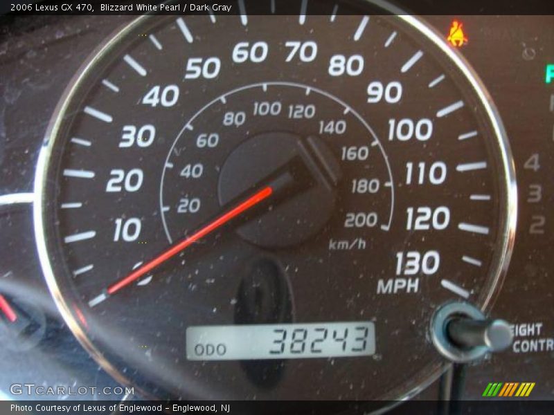 Blizzard White Pearl / Dark Gray 2006 Lexus GX 470