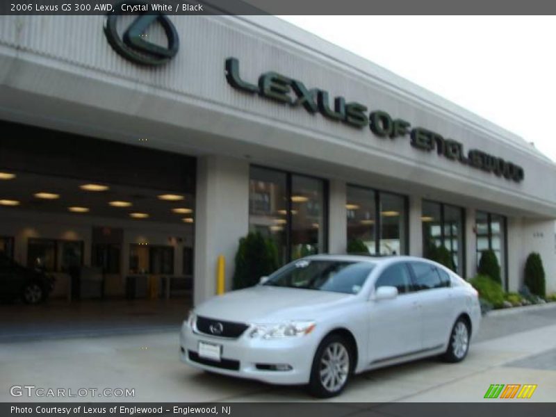 Crystal White / Black 2006 Lexus GS 300 AWD