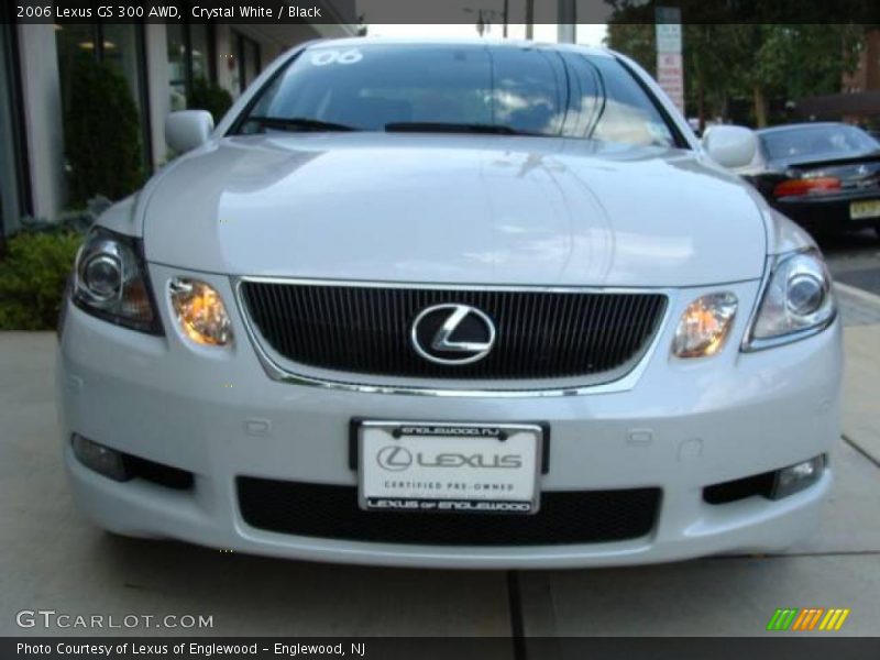 Crystal White / Black 2006 Lexus GS 300 AWD