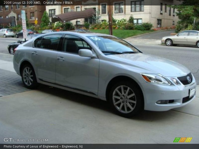Crystal White / Black 2006 Lexus GS 300 AWD