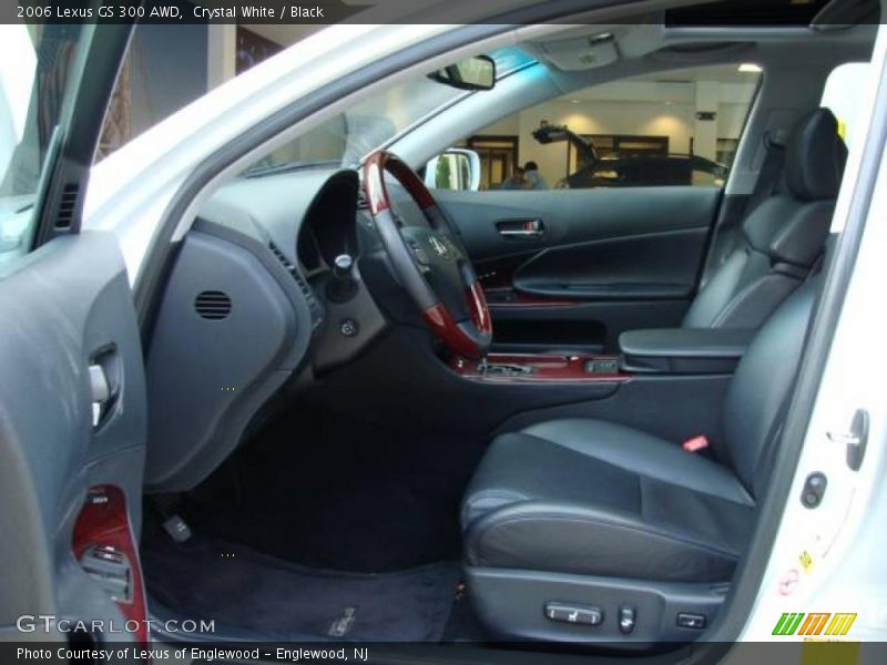 Crystal White / Black 2006 Lexus GS 300 AWD
