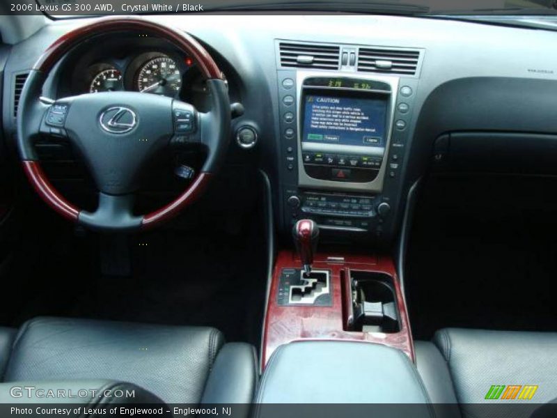 Crystal White / Black 2006 Lexus GS 300 AWD