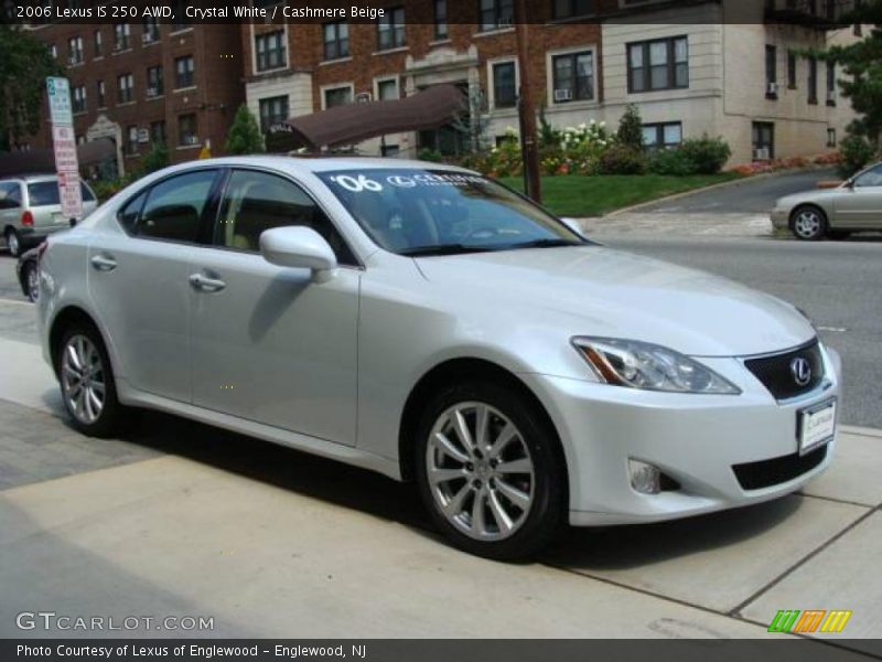 Crystal White / Cashmere Beige 2006 Lexus IS 250 AWD