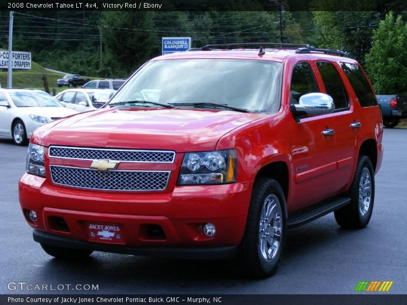 Victory Red / Ebony 2008 Chevrolet Tahoe LT 4x4