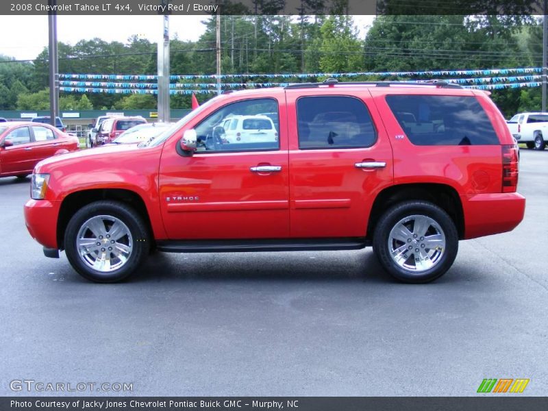 Victory Red / Ebony 2008 Chevrolet Tahoe LT 4x4