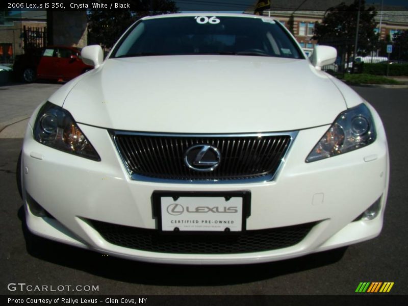 Crystal White / Black 2006 Lexus IS 350