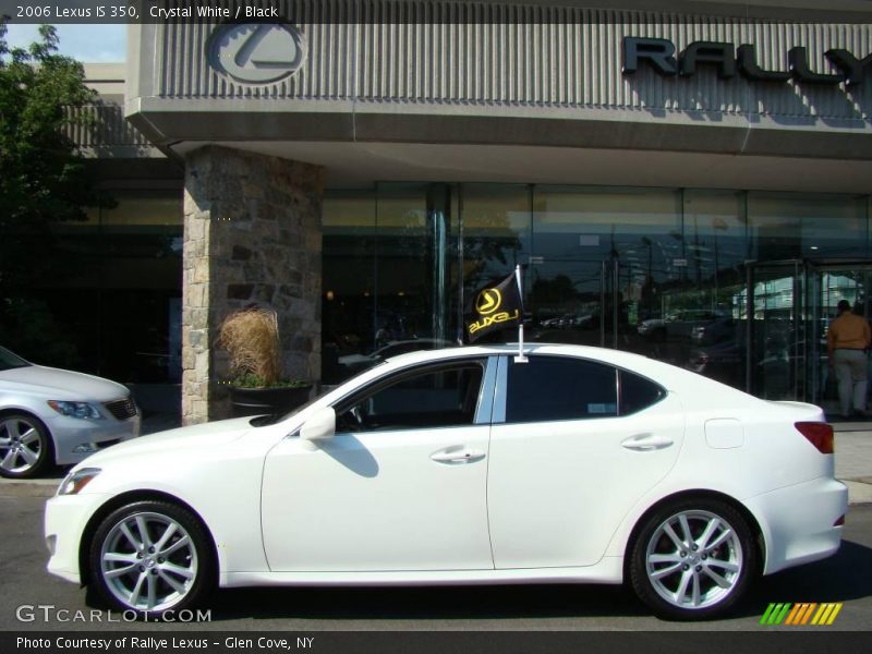 Crystal White / Black 2006 Lexus IS 350