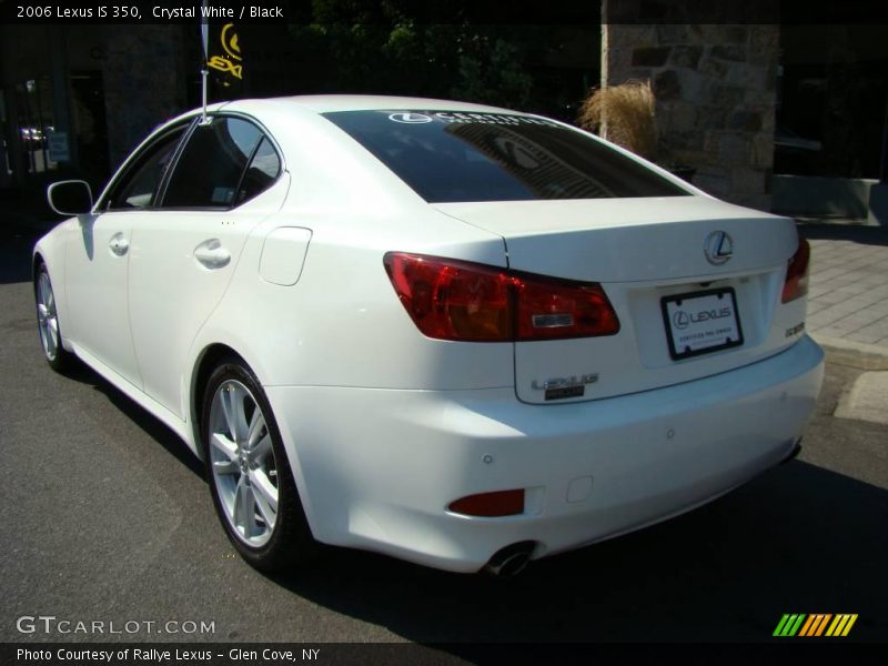 Crystal White / Black 2006 Lexus IS 350