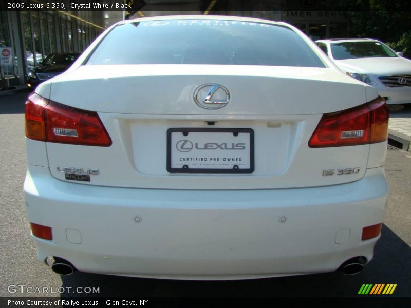 Crystal White / Black 2006 Lexus IS 350