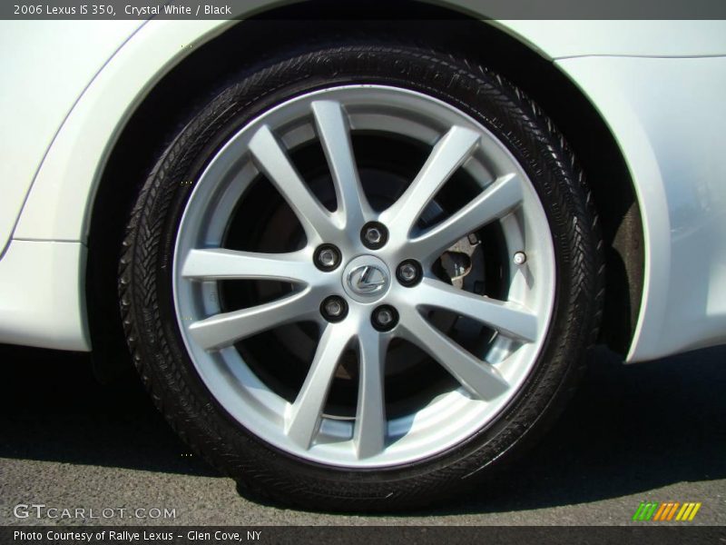 Crystal White / Black 2006 Lexus IS 350