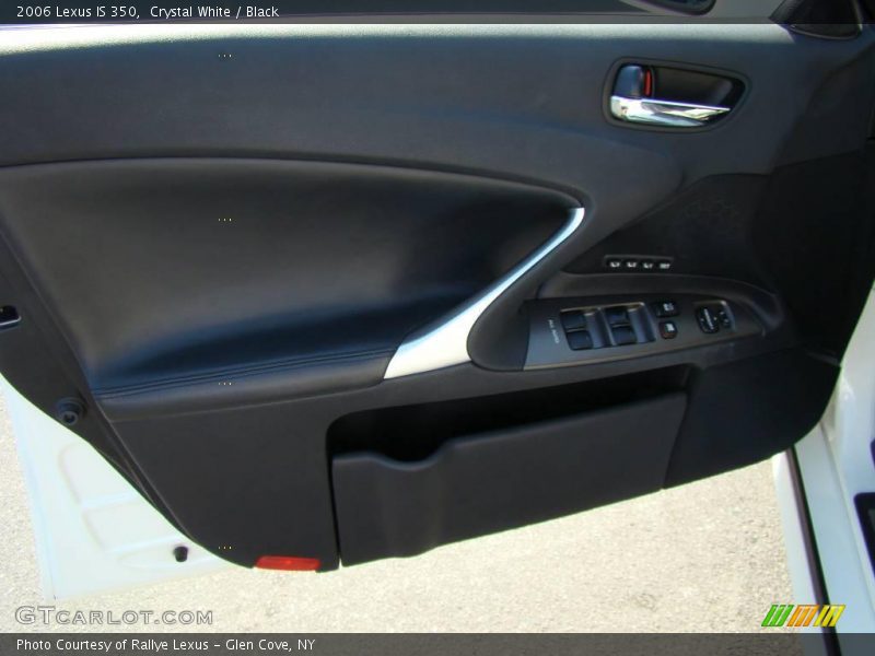 Crystal White / Black 2006 Lexus IS 350