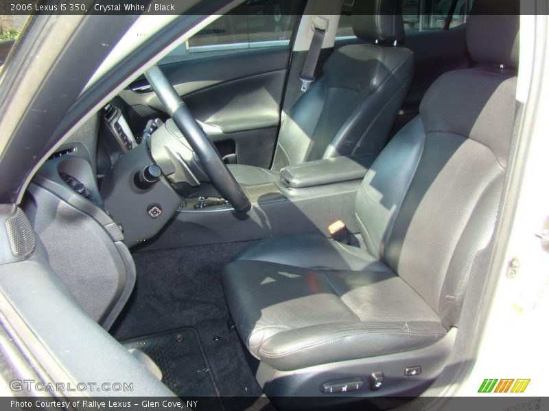 Crystal White / Black 2006 Lexus IS 350
