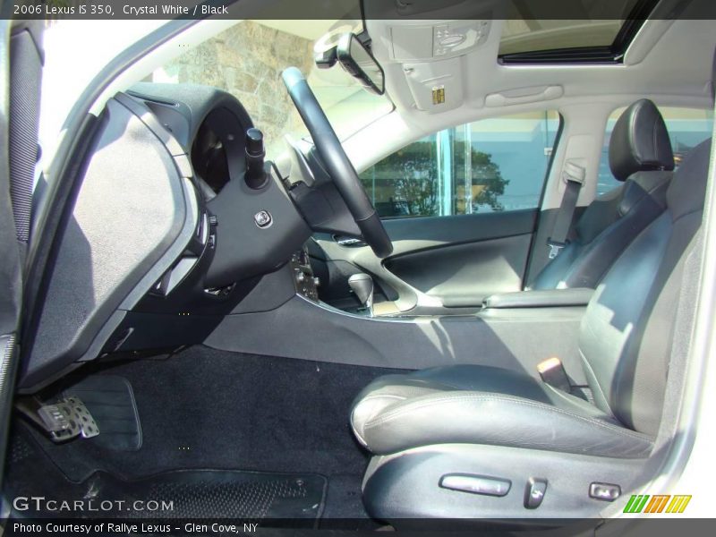 Crystal White / Black 2006 Lexus IS 350