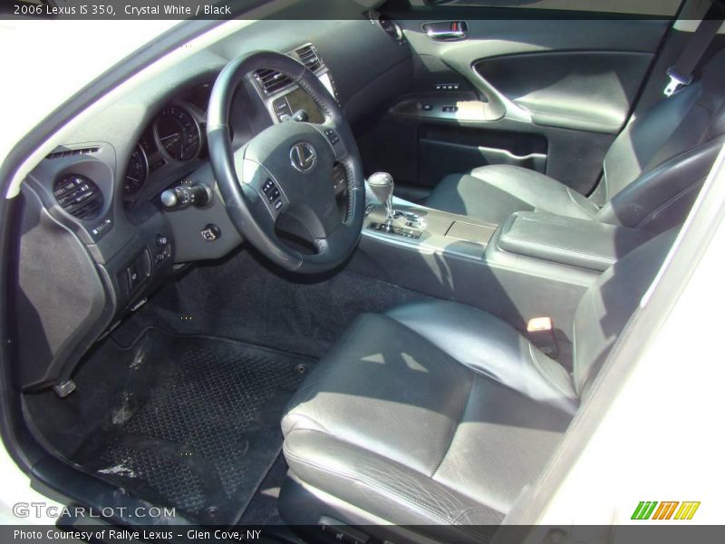 Crystal White / Black 2006 Lexus IS 350