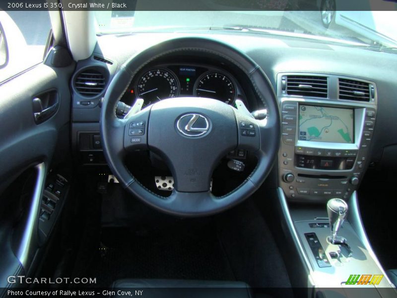 Crystal White / Black 2006 Lexus IS 350