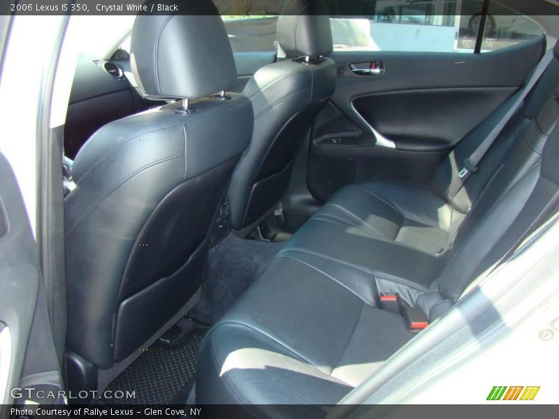 Crystal White / Black 2006 Lexus IS 350