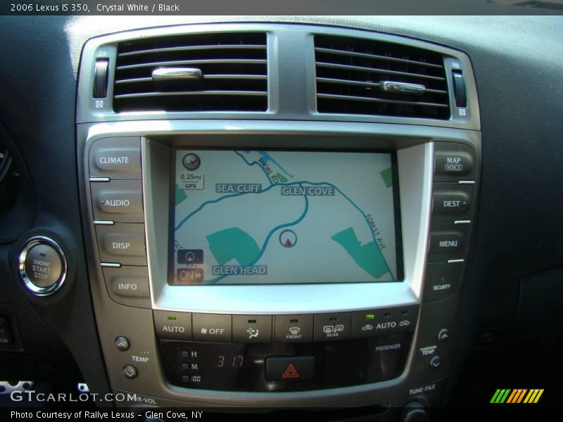 Crystal White / Black 2006 Lexus IS 350