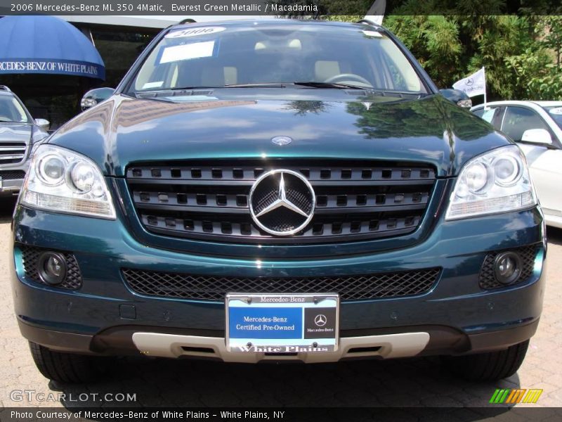 Everest Green Metallic / Macadamia 2006 Mercedes-Benz ML 350 4Matic