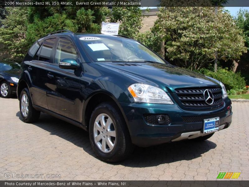 Everest Green Metallic / Macadamia 2006 Mercedes-Benz ML 350 4Matic