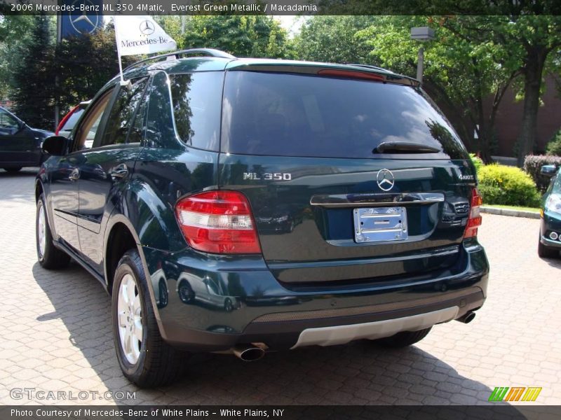 Everest Green Metallic / Macadamia 2006 Mercedes-Benz ML 350 4Matic
