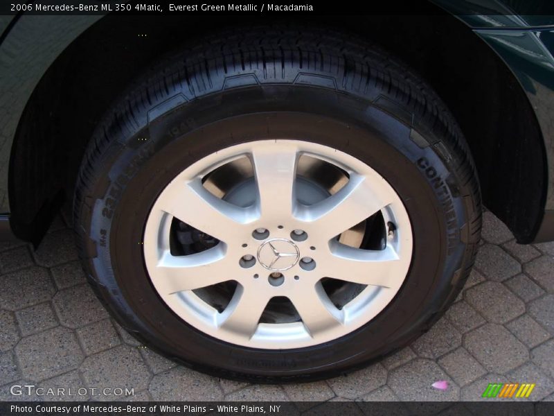 Everest Green Metallic / Macadamia 2006 Mercedes-Benz ML 350 4Matic