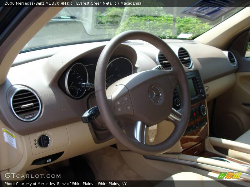 Everest Green Metallic / Macadamia 2006 Mercedes-Benz ML 350 4Matic
