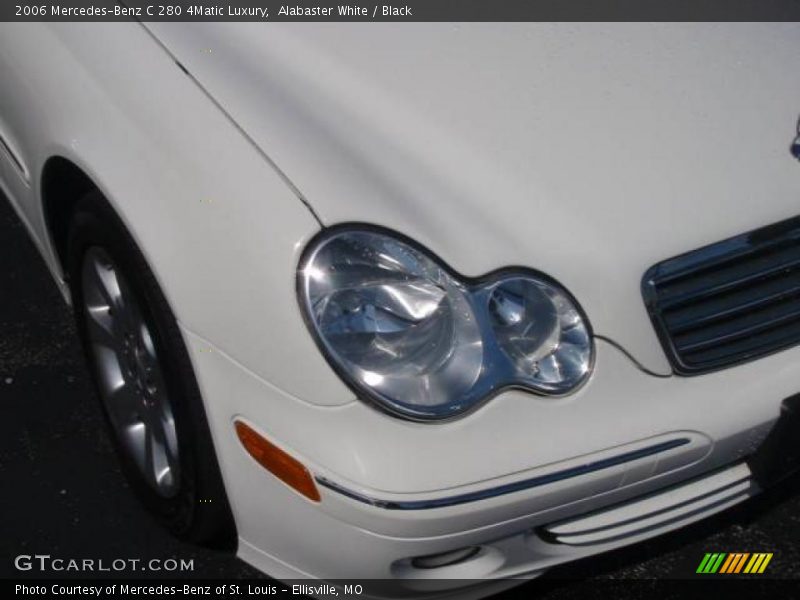 Alabaster White / Black 2006 Mercedes-Benz C 280 4Matic Luxury
