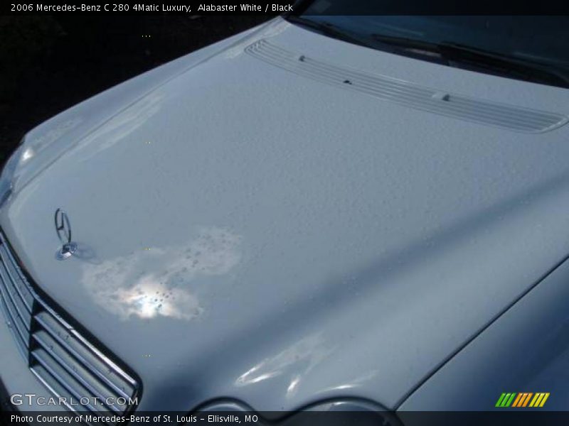 Alabaster White / Black 2006 Mercedes-Benz C 280 4Matic Luxury
