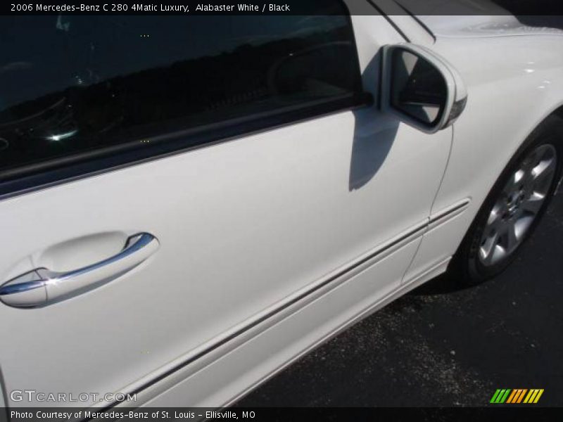 Alabaster White / Black 2006 Mercedes-Benz C 280 4Matic Luxury