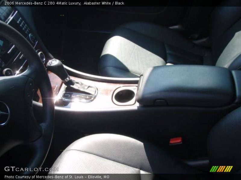 Alabaster White / Black 2006 Mercedes-Benz C 280 4Matic Luxury