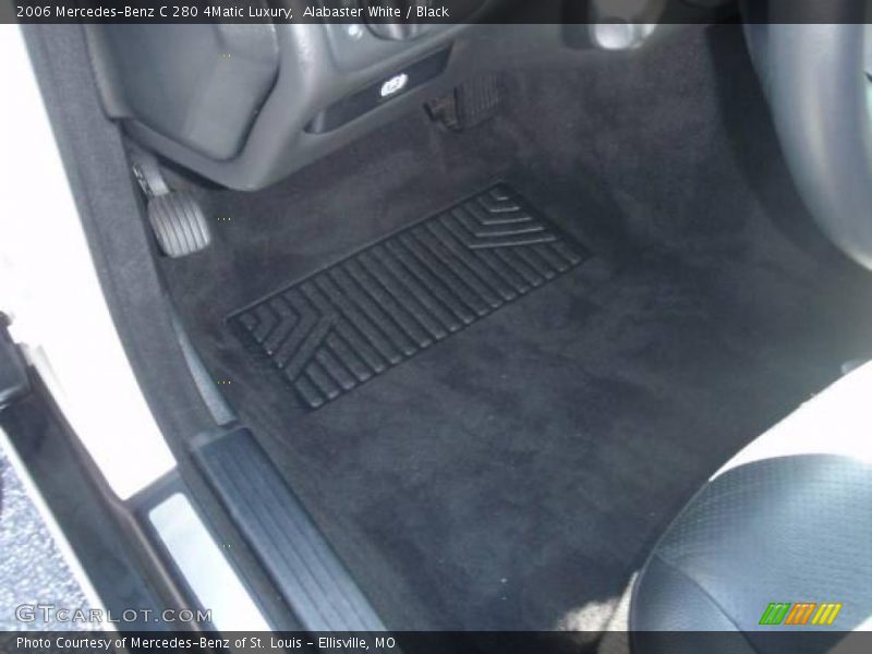 Alabaster White / Black 2006 Mercedes-Benz C 280 4Matic Luxury
