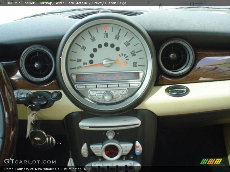 Astro Black Metallic / Gravity Tuscan Beige 2008 Mini Cooper S Hardtop