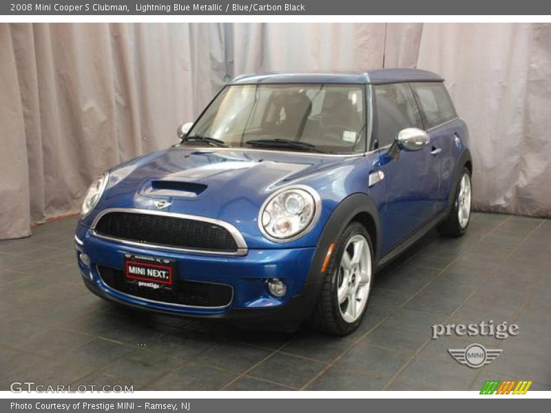 Lightning Blue Metallic / Blue/Carbon Black 2008 Mini Cooper S Clubman