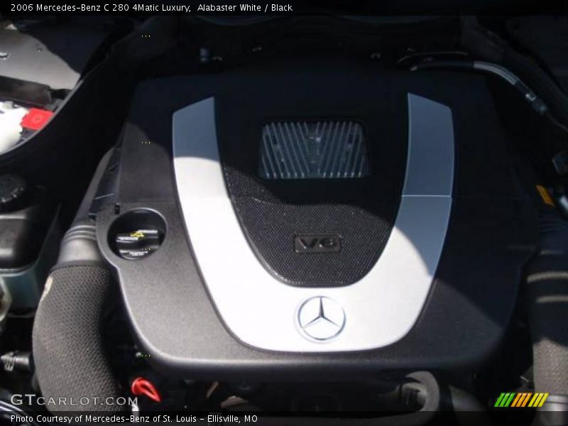 Alabaster White / Black 2006 Mercedes-Benz C 280 4Matic Luxury