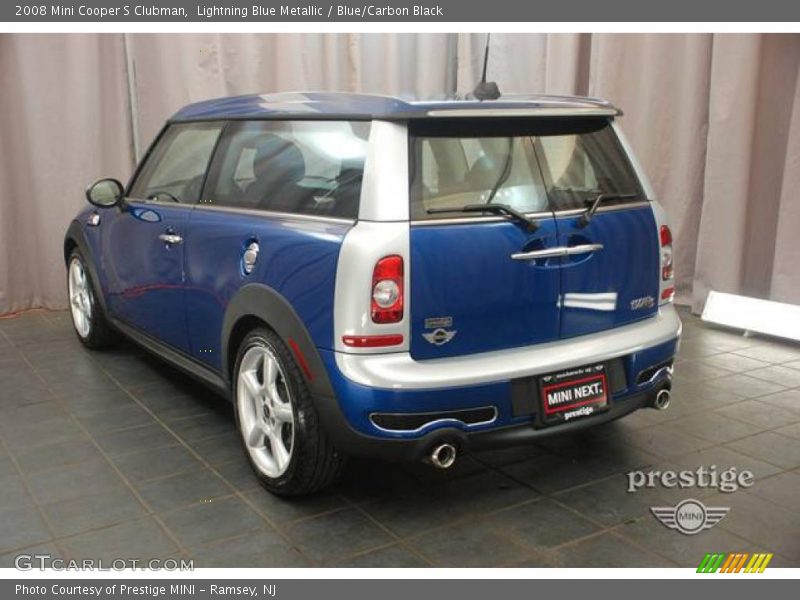 Lightning Blue Metallic / Blue/Carbon Black 2008 Mini Cooper S Clubman