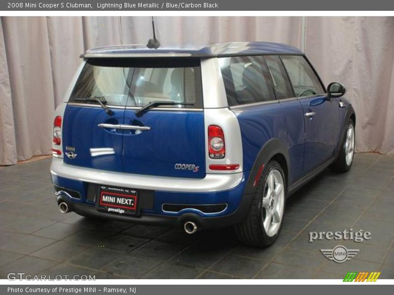 Lightning Blue Metallic / Blue/Carbon Black 2008 Mini Cooper S Clubman