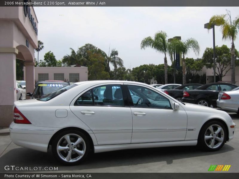 Alabaster White / Ash 2006 Mercedes-Benz C 230 Sport